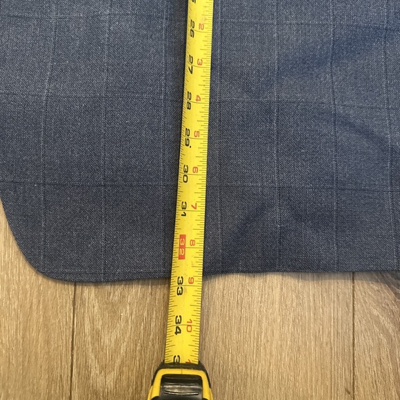 Lauren Ralph Lauren Men's Blazer Sport Coat Blue Check Preppy 56" X 33" Preowned - Picture 4 of 5